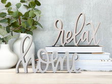 Load image into Gallery viewer, Wood Home & Relax | Sign Decor Bundle