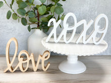 Load image into Gallery viewer, Wood Love & Xoxo | Sign Decor Bundle