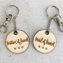 Load image into Gallery viewer, Bridal Party | Keychain (Bridesmaid, Maid of Honor, Matron of Honor)