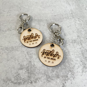 Mother of the Bride & Groom Keychain