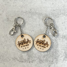 Load image into Gallery viewer, Mother of the Bride & Groom Keychain