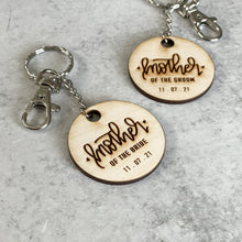 Load image into Gallery viewer, Mother of the Bride & Groom Keychain