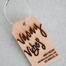 Load image into Gallery viewer, Vacay Vibes | Custom Leather Luggage Tag