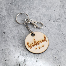 Load image into Gallery viewer, Bridal Party | Keychain (Bridesmaid, Maid of Honor, Matron of Honor)