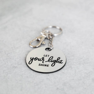 Let Your Light Shine Keychain | Mathew 5:16
