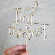 Load image into Gallery viewer, Tied The Knot | Cake Topper