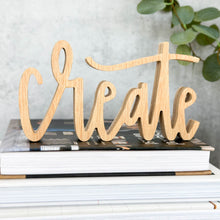 Load image into Gallery viewer, Create | Wood Sign Decor