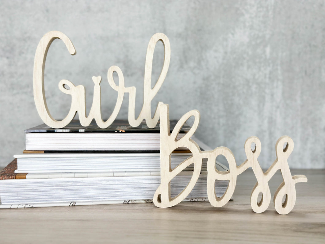 Girl Boss | Wood Sign Decor