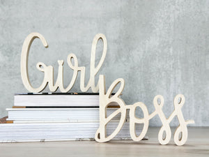 Girl Boss | Wood Sign Decor
