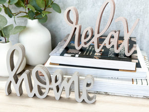 Wood Home & Relax | Sign Decor Bundle