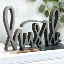 Load image into Gallery viewer, Hustle | Wood Sign Decor