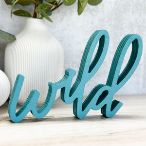Wild | Wood Sign Decor