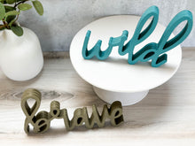 Load image into Gallery viewer, Wood Wild &amp; Brave | Sign Decor Bundle