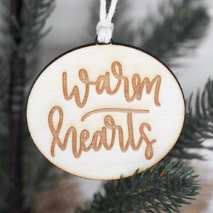 Christmas Ornament Warm Hearts