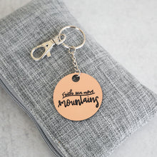 Load image into Gallery viewer, Faith Can Move Mountains Keychain | Mathew 17:20