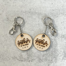 Load image into Gallery viewer, Mother of the Bride &amp; Groom Keychain