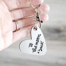 Load image into Gallery viewer, Love You To The Moon &amp; Back Keychain