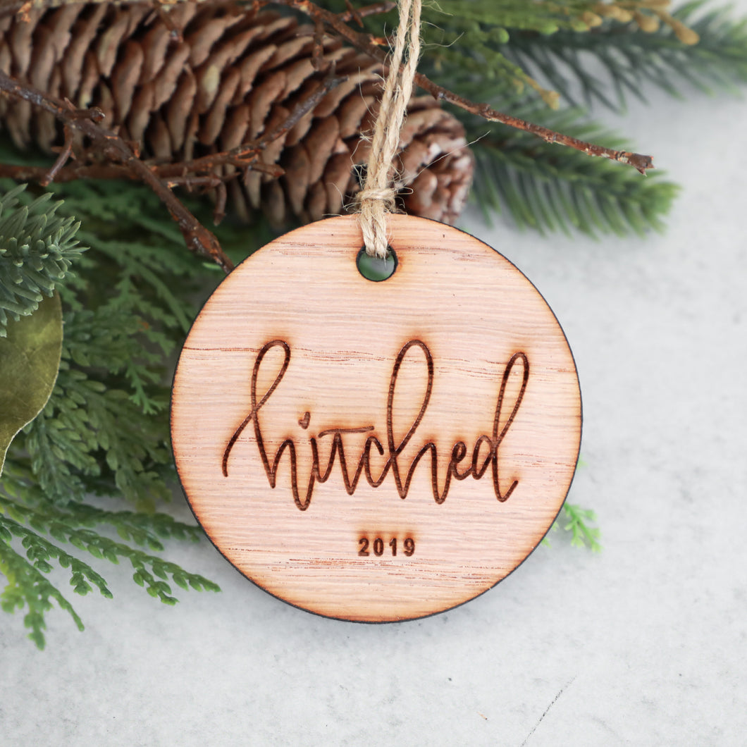 Hitched 2019 Christmas Ornament