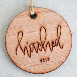 Hitched 2019 Christmas Ornament