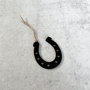 Acrylic Horseshoe Ornament & Stocking Tag