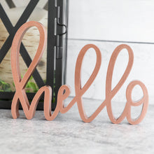 Load image into Gallery viewer, Hello | Sign Decor