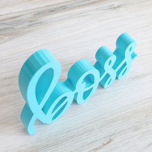 Boss | Sign Decor