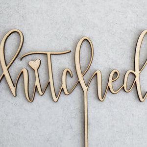 Hitched | Cake Topper